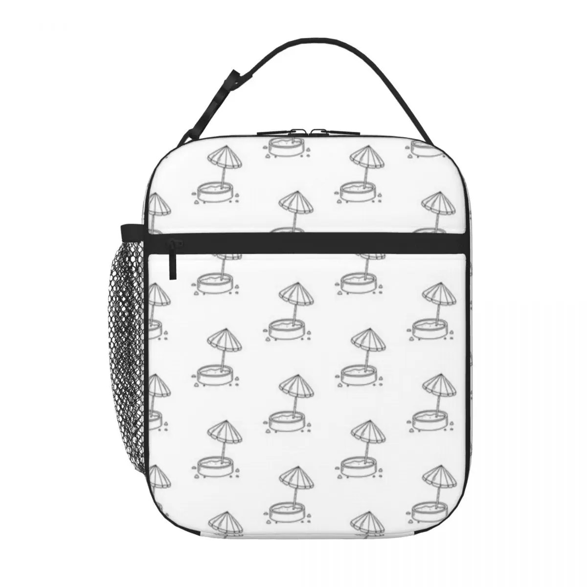 Hot Sale Tilted Umbrella Table Beside Sandbox Picnic Style Lightweight Lunch Bag Balanced Diet Pack Insulated Lunch Bag