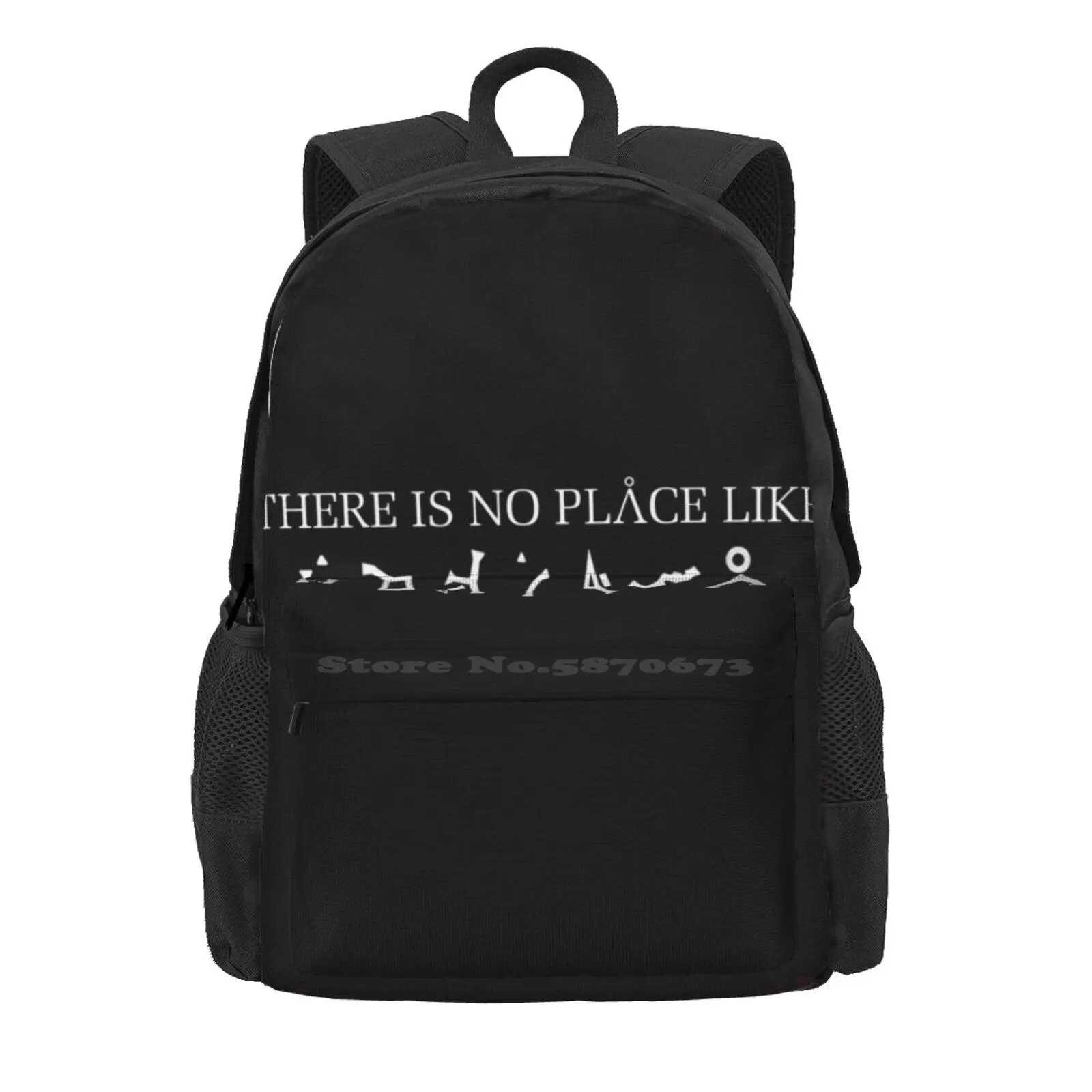 Stargate - There Is No Place Like Earth Hot Sale Schoolbag Backpack Fashion Bags No Place Like Home Sg1 No Place Like Earth