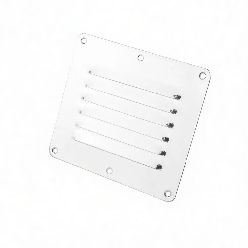 Marine Grade 316 Stainless Steel Louver Vent Grille Boat Air Exhaust Outlet Cover For Yacht Cabin Hardware Supplies