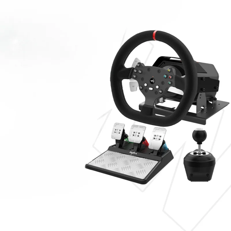 V10 force feedback racing game steering wheel simulation driving 900 degree simulator