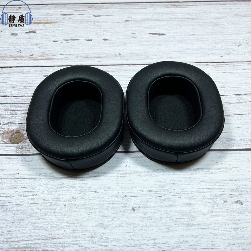Kwadratowe owalne słuchawki wymiana gąbek słuchawek miękka skóra z pianki Memory Cover100x80mm pełny wymiar Earpads dla ATH / AKG / Sennheiser