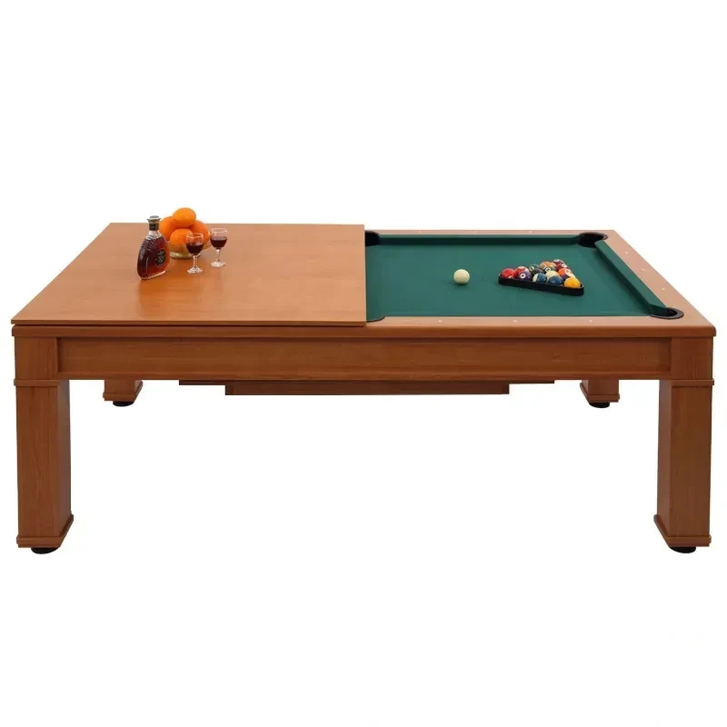 

Family Game 7ft Engineered Wood Multi Functional 3 In 1 Indoor Snooker Billiard Table Dining Top With Full Accessories