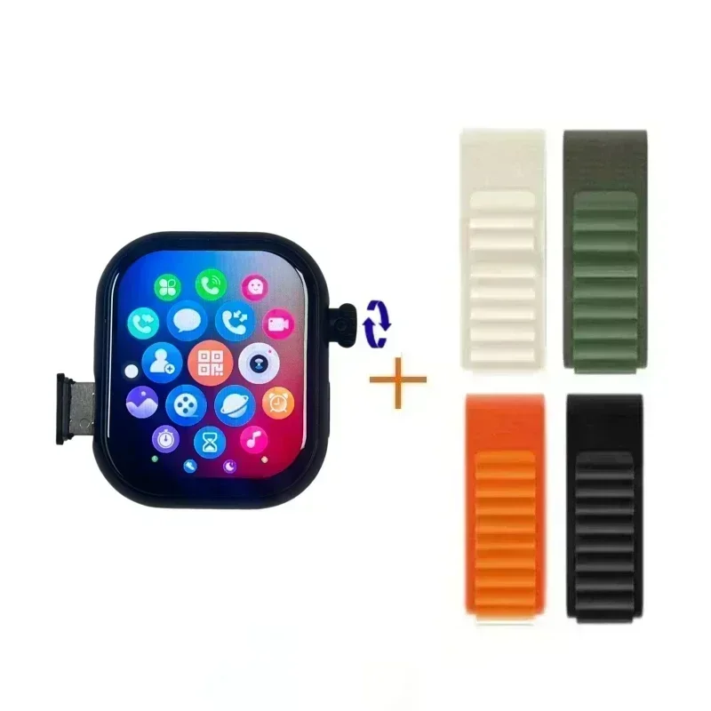 Android Smartwatch with 180° Rotating Camera & SIM Card Slot