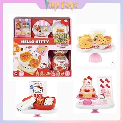 New minitse Hello Kitty Make It Mini Food Series Zuru Mini Brands Hello Kitty Model da collezione Cute Doll regalo di compleanno