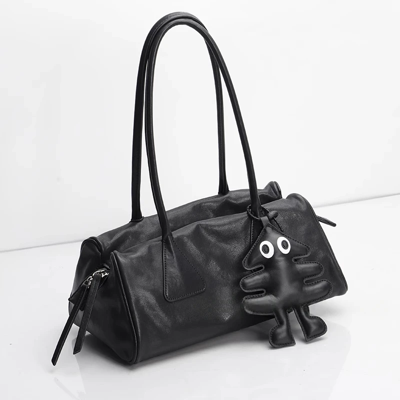 

Boston Pillow Large Capacity Commuter Shoulder Underarm Bag Tide