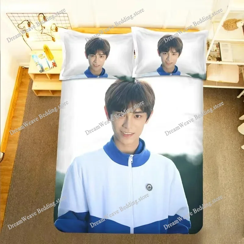 

Ding Yuxi Magazine Cover HD Poster Double Bedding Set Xiao Ding Lifestye Photos Pictures Single Dormitory Student Knit