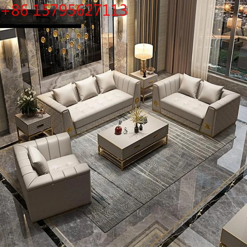 Modern Leather Sofa… - image