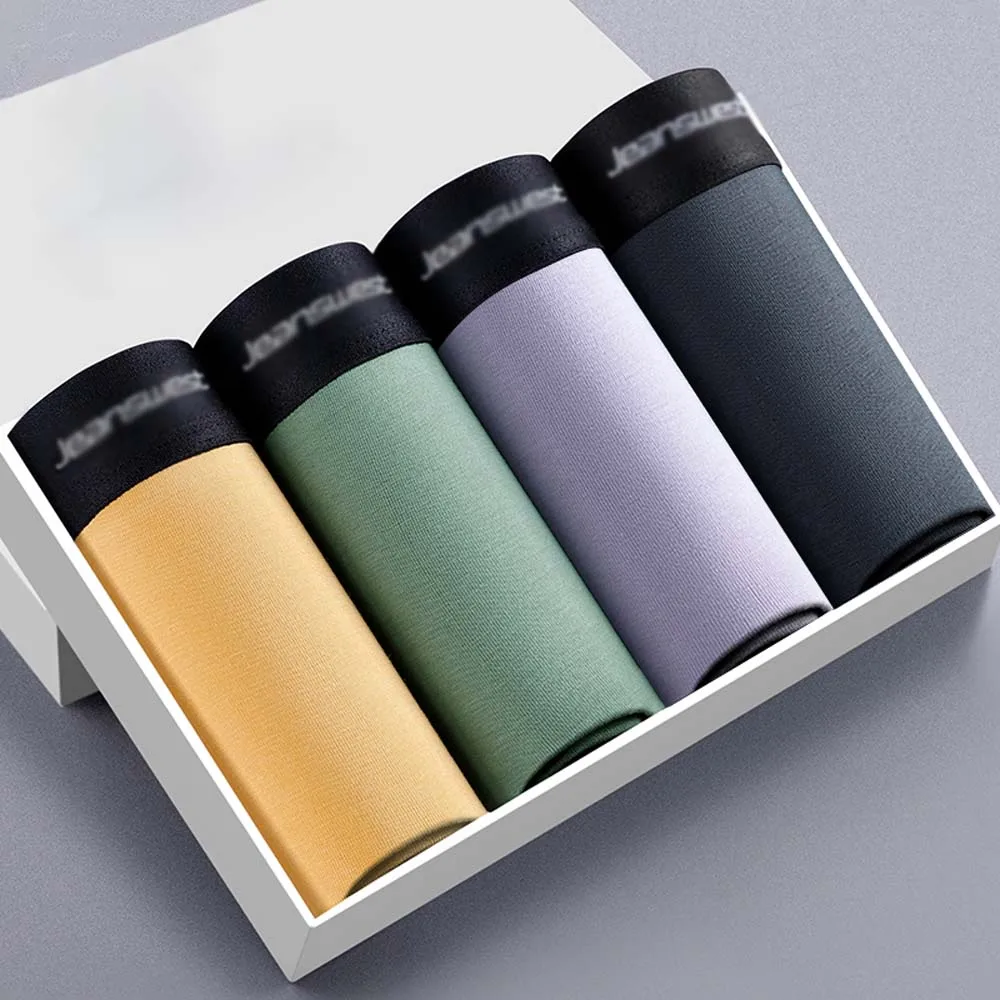 

Зимнее хлопковое мужское нижнее белье, боксеры, мужские дышащие мужские трусы, U-образные выпуклые мужские трусы, дизайн с U-образной сумкой Мужские трусики