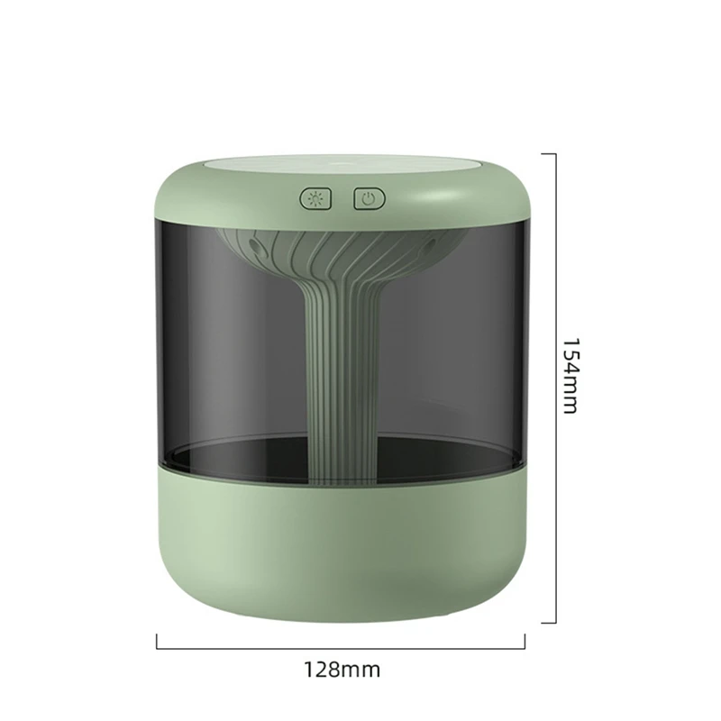 Umidificador de ar de grande capacidade Mini difusor portátil do óleo essencial, USB Mist Maker para quarto e casa, 1.2L