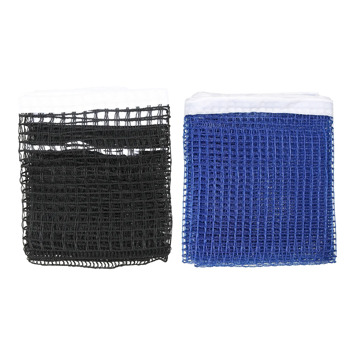 2 قطعة شبكة تنس الطاولة من النايلون، شبكة بونج للاستخدام الداخلي والخارجي، تصميم محمول خفيف الوزن للمكتب والمنزل