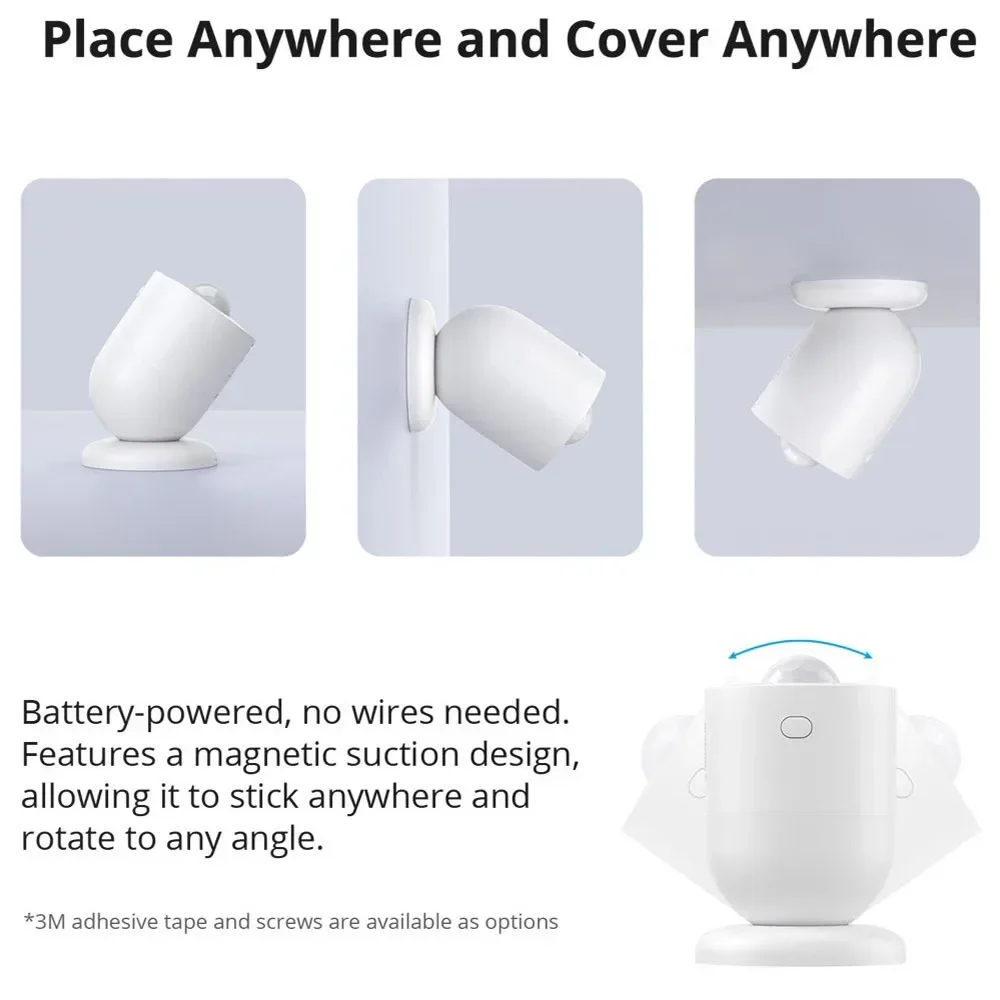 SNZB-03P intelligent motion sensor Zigbee human body movement infrared detection alarm
