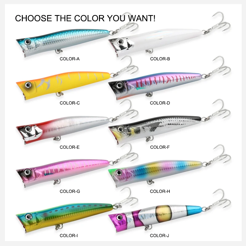 Popper FJORD 140mm 51g – Señuelo superficie UV agua salada - imagen 5