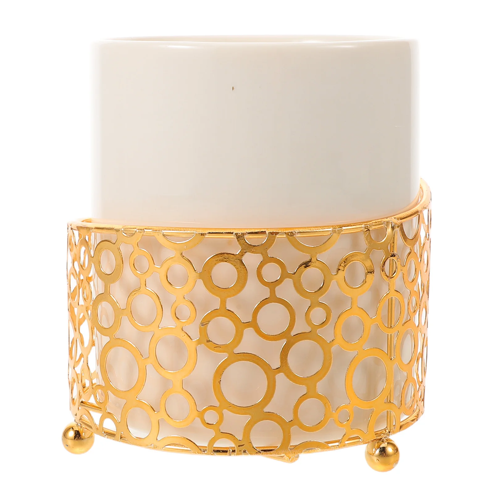 

Ceramic Coffee Spoon Caddy - Small Utensil Holder for Stirrers and Forks - Countertop Coffee Station Accessory Jar