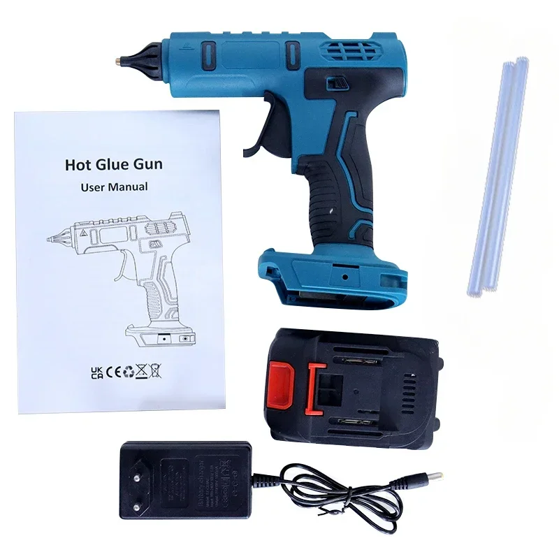 

21V Electric Hot Melt Adhesive Gun Cordless Electric Glue Gun Manual Adhesive Tool 11mm Adhesive Rod Hot Melt Welding Air Gun