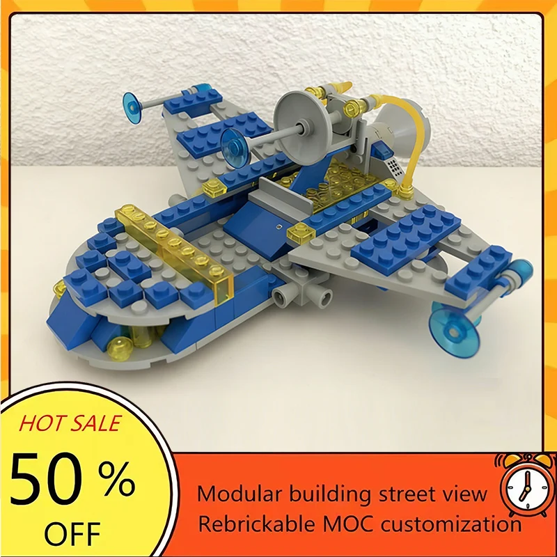 

131PCS Popular Space War Movie Model MOC Building Bricks Fighter Jet Modular Technology Gifts Holiday Assemble Children Toy Suit