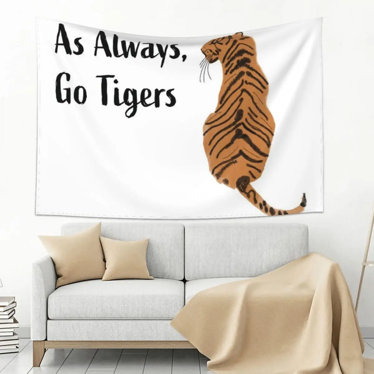 

As Always, Go Tigers Tapestry