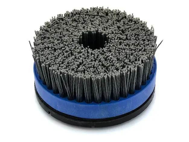 

4" 5.5" 100mm 140mm Cleaning Antique Abrasive Brushes With 3 Plugs for Marble Wood Floors Klindex Grinding Polishing Machine