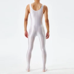 Men Full Bodystocking Glossy Bodysuit Autumn 10% Spandex Brand New Spring 90% Nylon High Quality Summer Winter