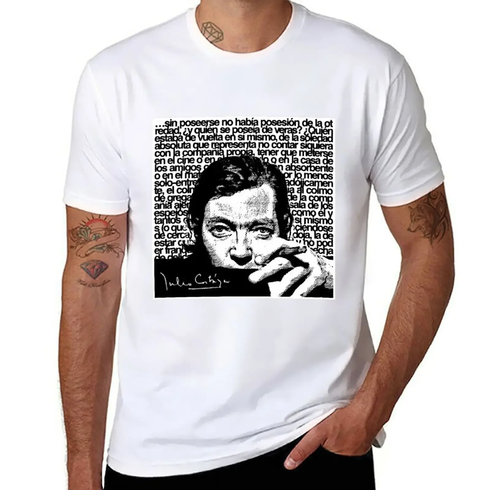 New Julio Cortázar - Rayuela T-Shirt hippie clothes plus size tops cute clothes oversized t shirts for men