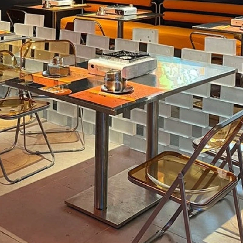 

Hot Pot Restaurant Coffee Table American Atmosphere Outdoor Dining Chair Deisgn Modern Cafe Furniture Salontafel XY40KFZ