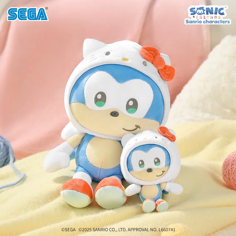 

Оригинальный плюшевый брелок-кукла SEGA SONIC & FRIENDS с персонажами Sanrio, подвеска для сумки, подарок для девочки на день рождения, подарок на Рождество
