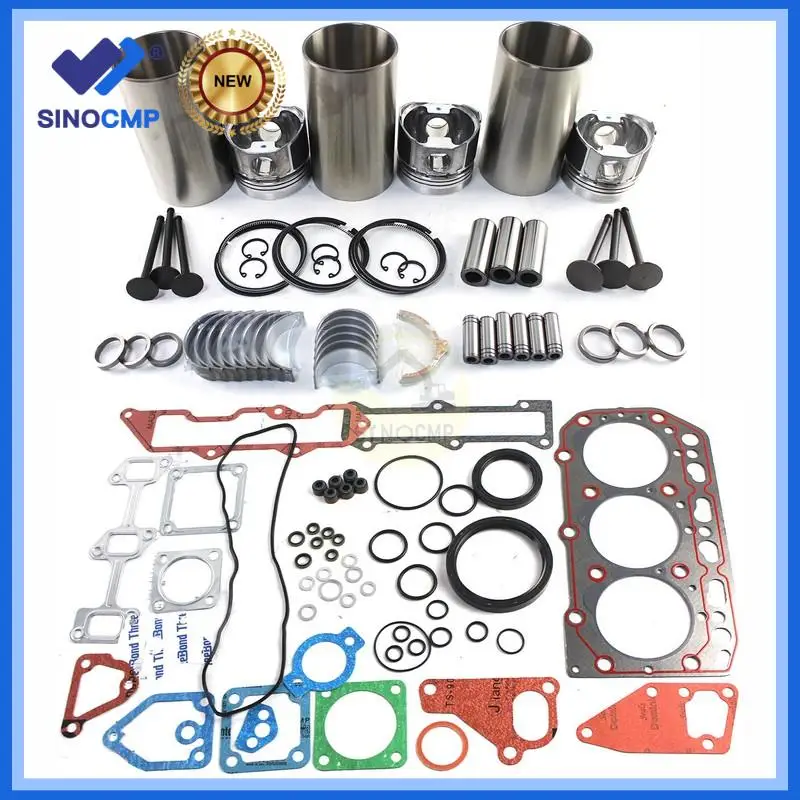 

1 комплект 3TN84L-RB 3TN84 3TN84E-RK 3D84N-2C 3TN84JE комплект для ремонта двигателя Yanmar Komatsu Kobelco PC35R-8