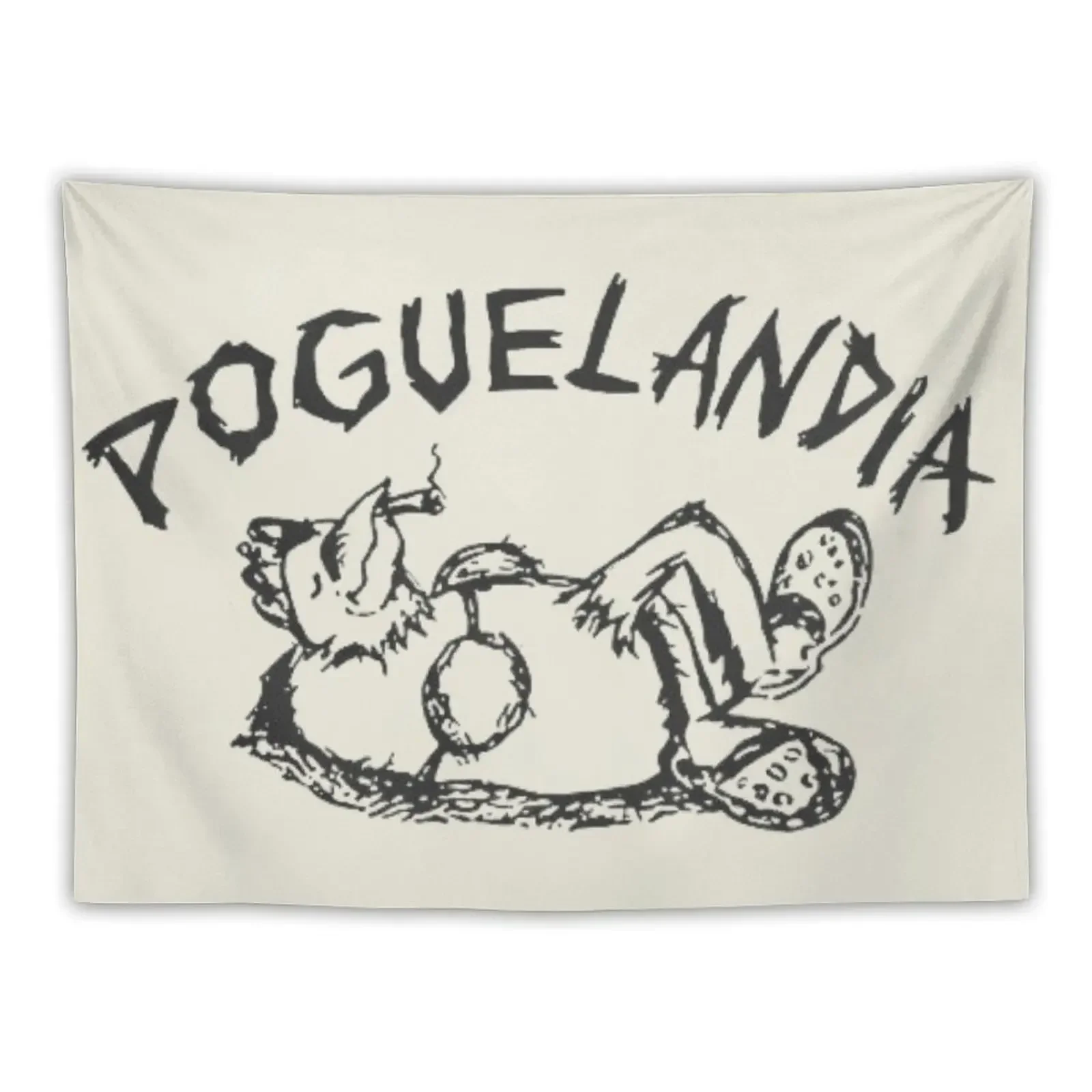 Poguelandia Flag Tapestry Wall Hanging House Decoration Room Decorator Tapestry