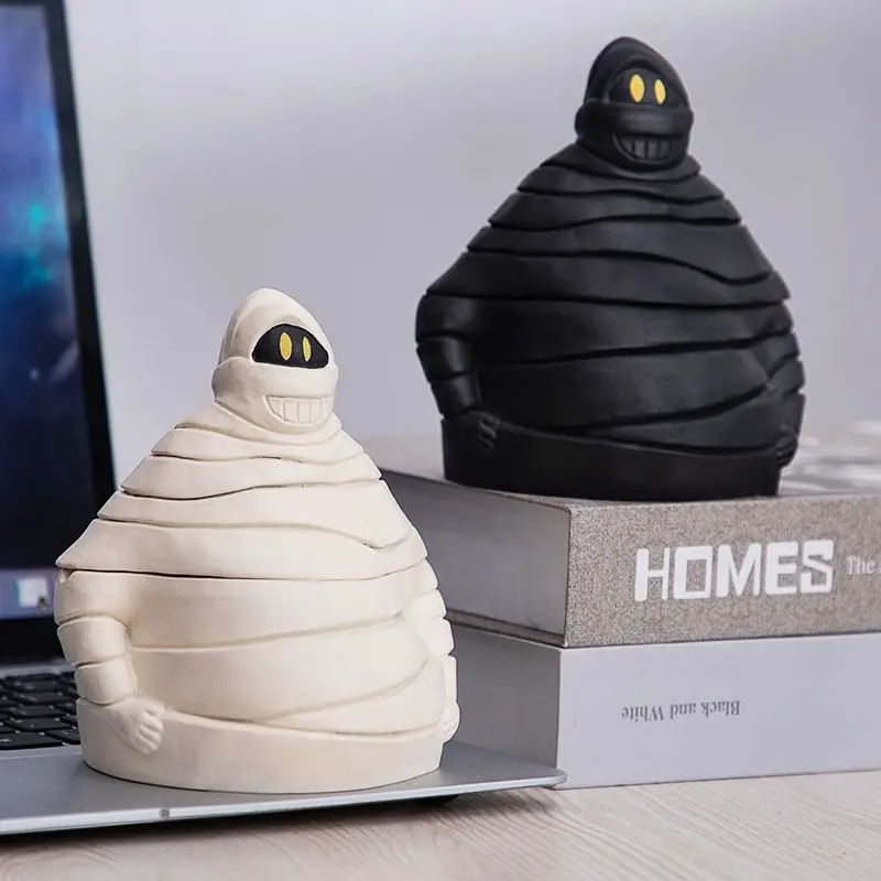 

2025 New Creative Cartoon Cute Desktop Ashtray Household Living Room Ashtray with Lid Desktop Decoration Ornament 1PCS LI351