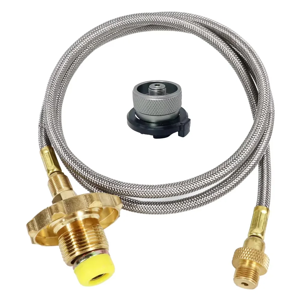 Outdoor Camping Gaskocher Propan-Nachfülladapter Gaskartuschen-Verbindungsleitung Brenneradapter LPG-Zylinder-Verlängerungsschlauch – Detail 3