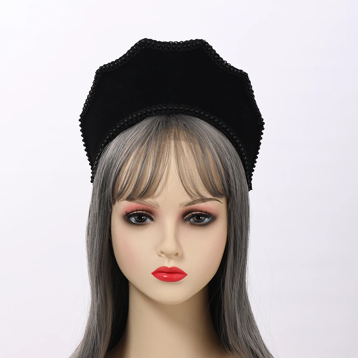 Mittelalterliche Göttinnenkrone Kopfschmuck Königliche Französische Königin Frauen Cosplay Accessoires Haarreif – Detail 7