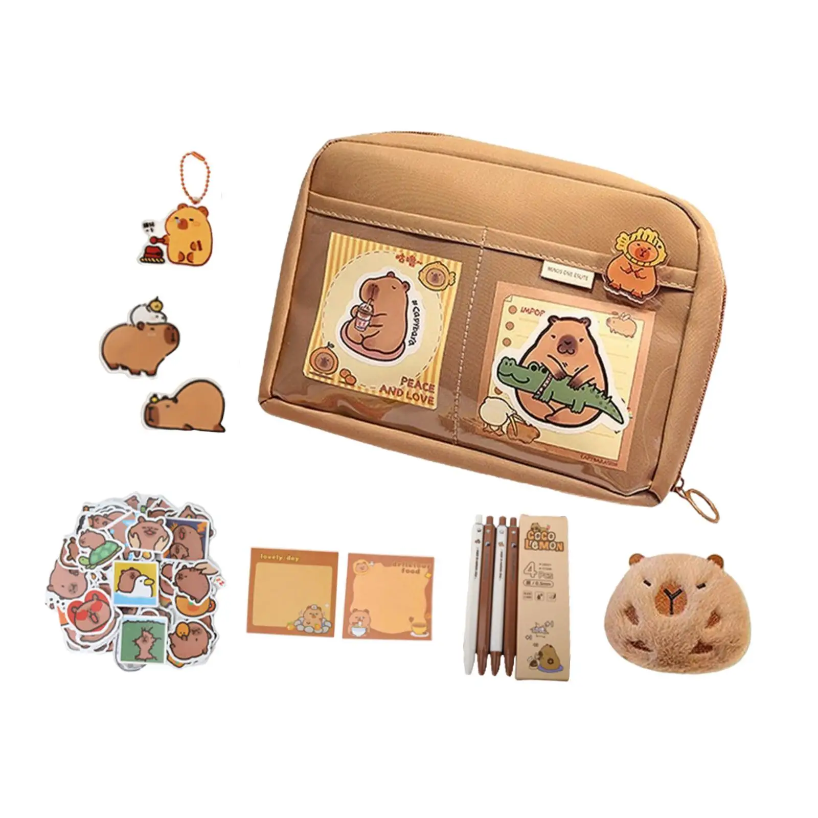 

Capybara Pencil Case School Supplies Bag Pencil Box for Students Kids Teens