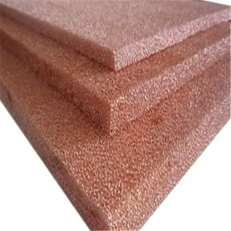 0.5-6 mm Thickness Copper Foam Electrode Sheet