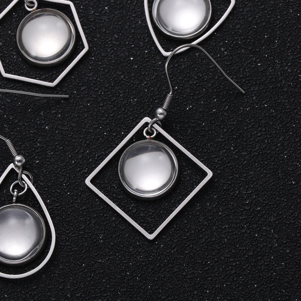 

12pcs Diy Blanks 12Mm Inner Diameter Stainless Steel Metal Tray For Time Earring Making Trays Earring Jewelry Material