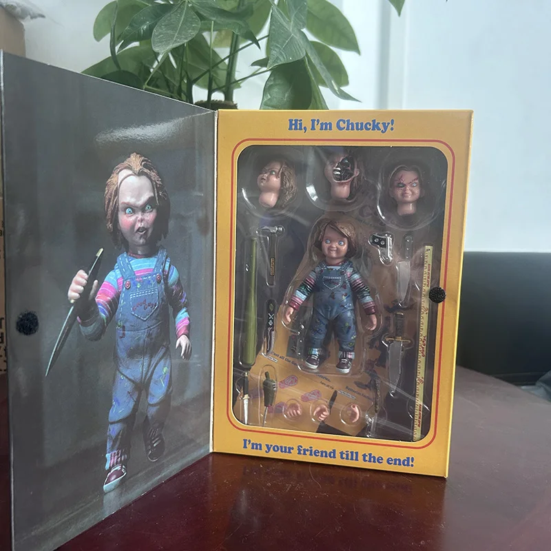 NECA Good Guys Ultimate Chucky Doll PVC Action Figure Model Toys Collectible Doll Joint Movable Doll Room Decor