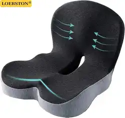 Memory Foam Cushion Interior Accessories Pillow Car Seat Waist Pillow Lumbar Support Office Pillow Chair Cushion
