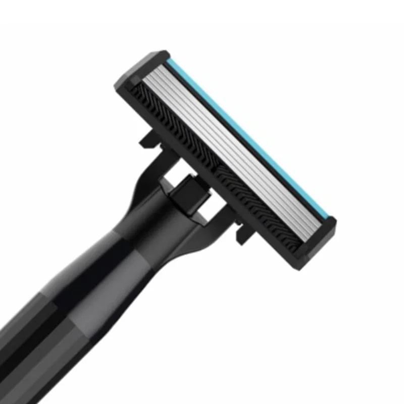 Huanxing 4pcs original  Men Razor shaver head made by German importing Shaving head Magnetic Replace the Clip kit