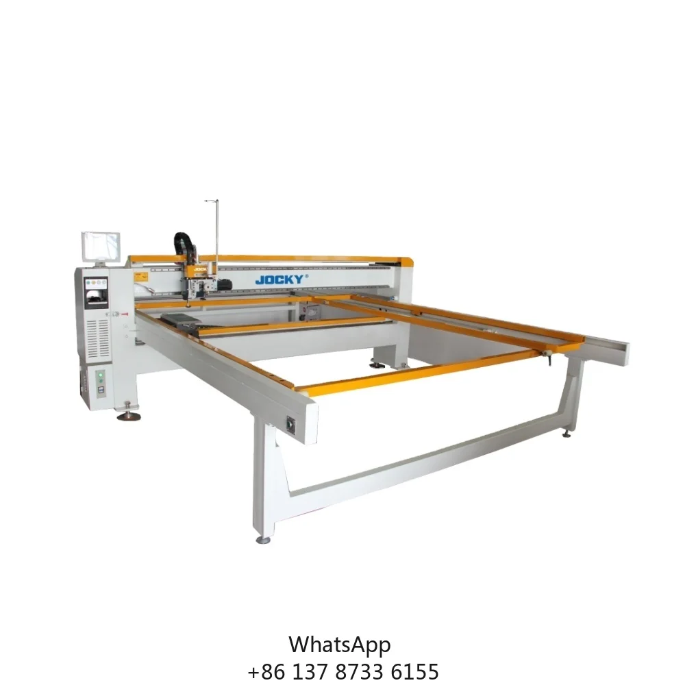 

HFJ-9X2628 Automatic Lubrication Trimmer Head Lifting Computer Quilting Machine Single Needle Down Longarm With Frame