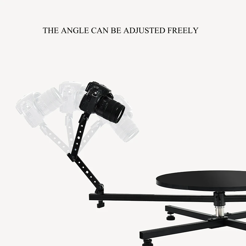 قرص دوار بانورامي للتصوير الفوتوغرافي الاحترافي 360 درجة °   منصة تصوير الفيديو ذات الدوران المحيطي، كشك الصور في الاستوديو