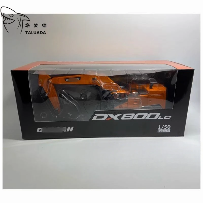 For Doosan DX800LC-9 Excavator Model Widened Thickened Crawler Alloy 1:50 Scale Toy