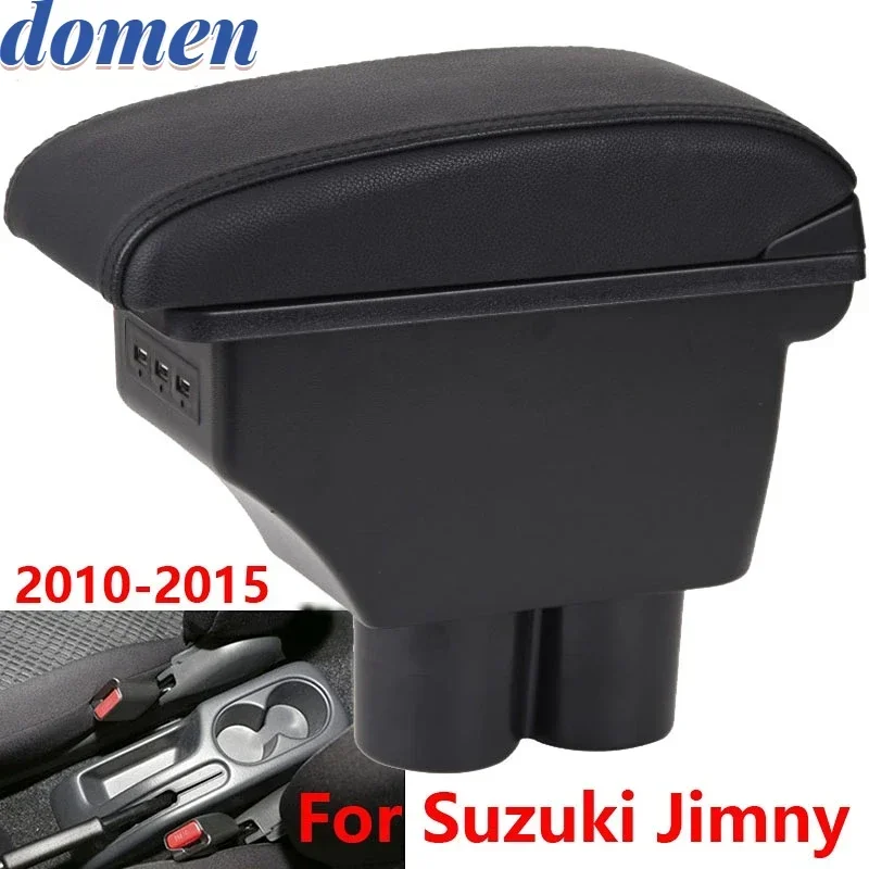 

For Suzuki Jimny Armrest Jimny 2010 2011 2012 2013 2014 2015Retrofit parts Car Armrest box Storage box car accessories 3USB