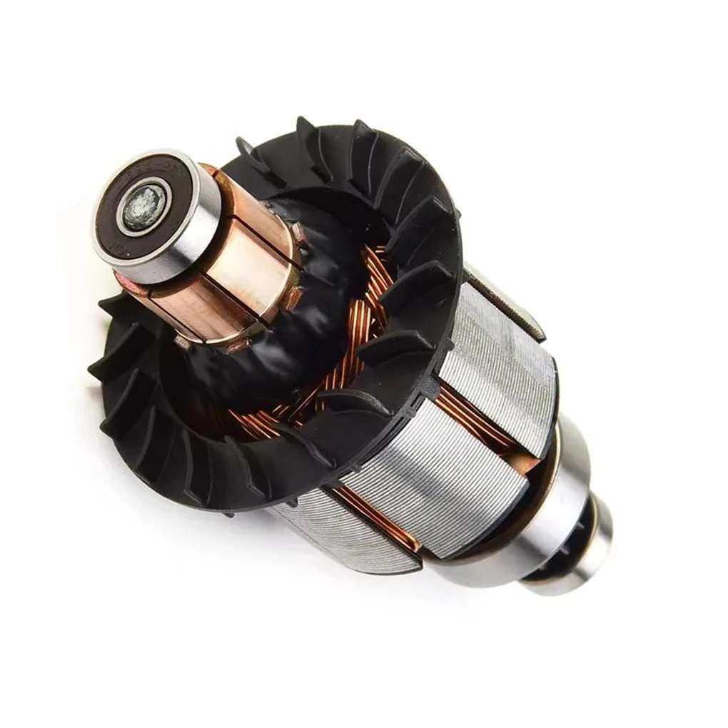 

18V Rotor Motor Armature and Carbon Brush Holder Compatible with For Dewalt Drill Hammer Models For DCH243 DCH253