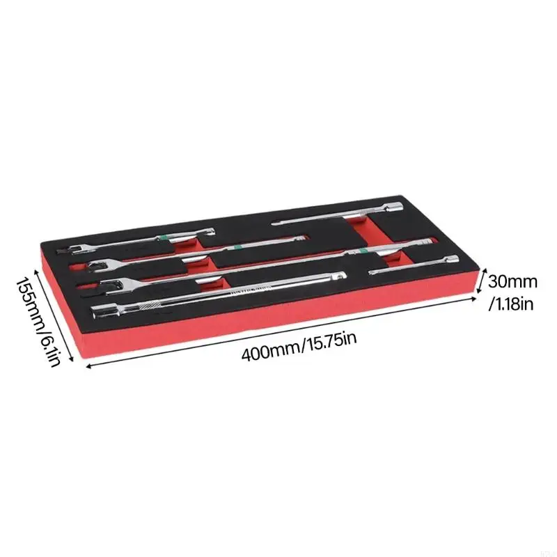 57QF 6PCS BRUSHER BAR SET 1/4INCH 3/8INCH 1/2INCH