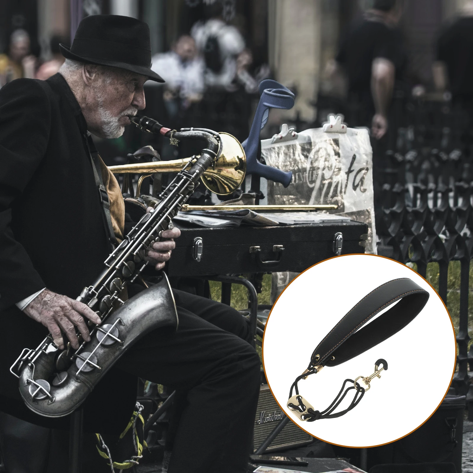 

Saxophone Strap Neck Universal Belt Accessory Shoulder Nylon Special Simple Supply