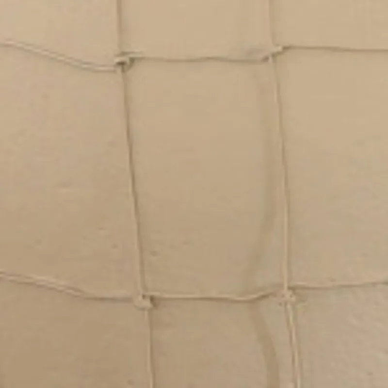 مزهرية سيراميك بيج بسيطة وحديثة بتصميم شبكي منسوج مزهرية زهور مجففة ديكور منزلي قطعة مركزية