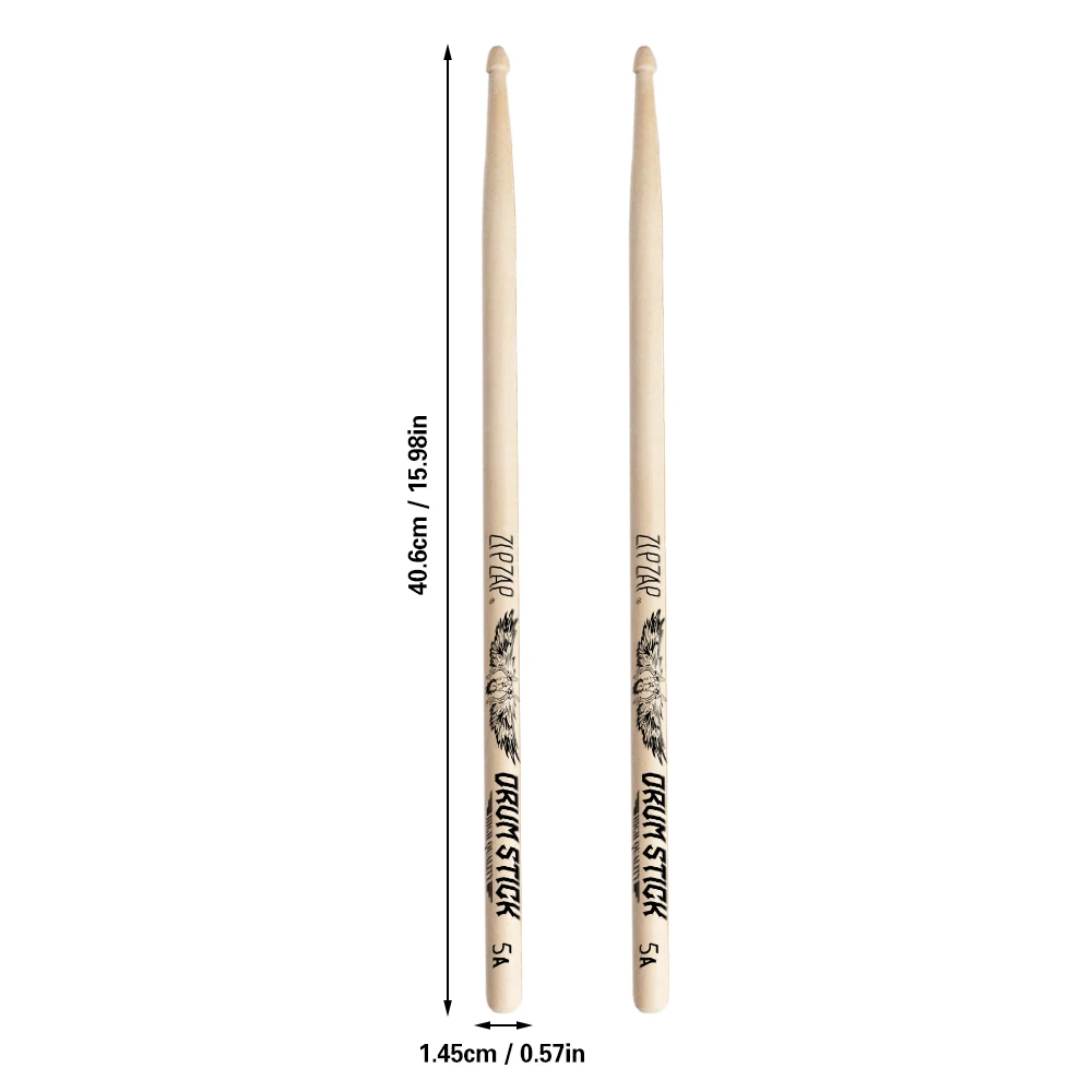 5A ไม้เมเปิลกลอง Sticks Eagle รูปแบบคลาสสิกคุณภาพสูง Drumsticks สําหรับผู้ใหญ่และผู้เริ่มต้น