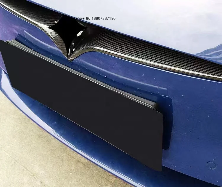 

Front Grille Dry Carbon Fiber Body Kit Front Grille Cover Suitable forTesla Model S