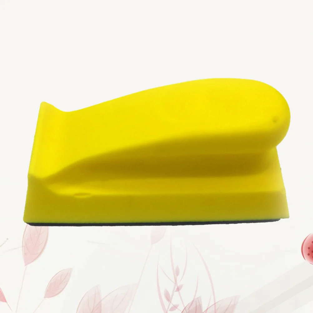 66x126mm PU Handmatige Slijpschijf Schuren Houder Polijstpad Backing Schurende Handblok Duurzaam Lange Levensduur