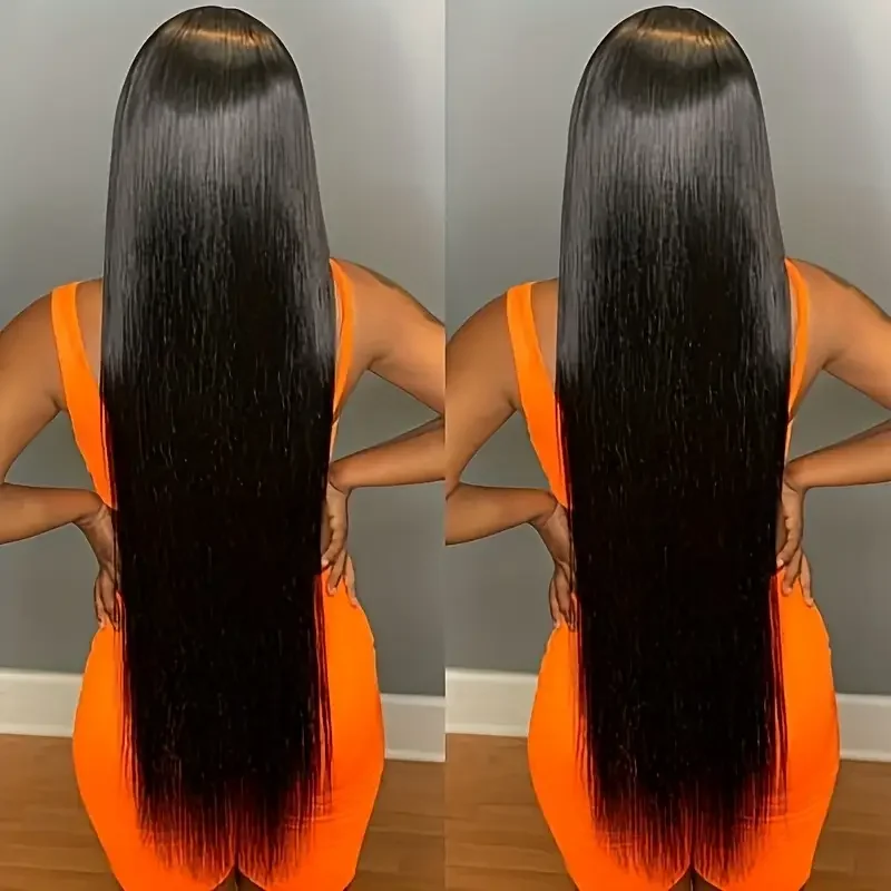 

13x4 Bone Straight Lace Front Wig 36 Inch Lace Front Human Hair Wigs For Women 13x6 Brazilian Super Double Drawn Lace Front Wig