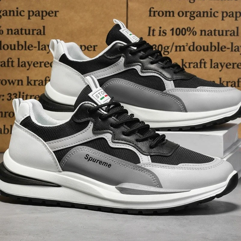 

Мужская повседневная спортивная обувь, новые весенне-осенние онлайн-легкие противоскользящие кроссовки с мягкой подошвой, дышащие кроссовки из ЭВА