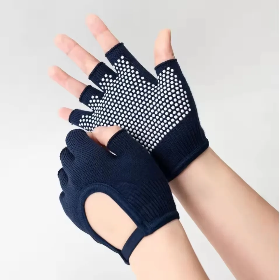 Nouveaux gants antidérapants de Yoga demi-doigt, vêtements respirants, résistants, gants de Fitness, demi-doigt, gants de cyclisme, Pilates
